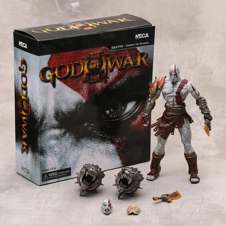 Action Figure God of War 3 Ultimate Kratos 7" NECA - Edição de Colecionador