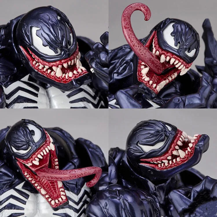 Action Figure Carnificina e Venom Amazing Yamaguchi - Articulado com Troca de Face