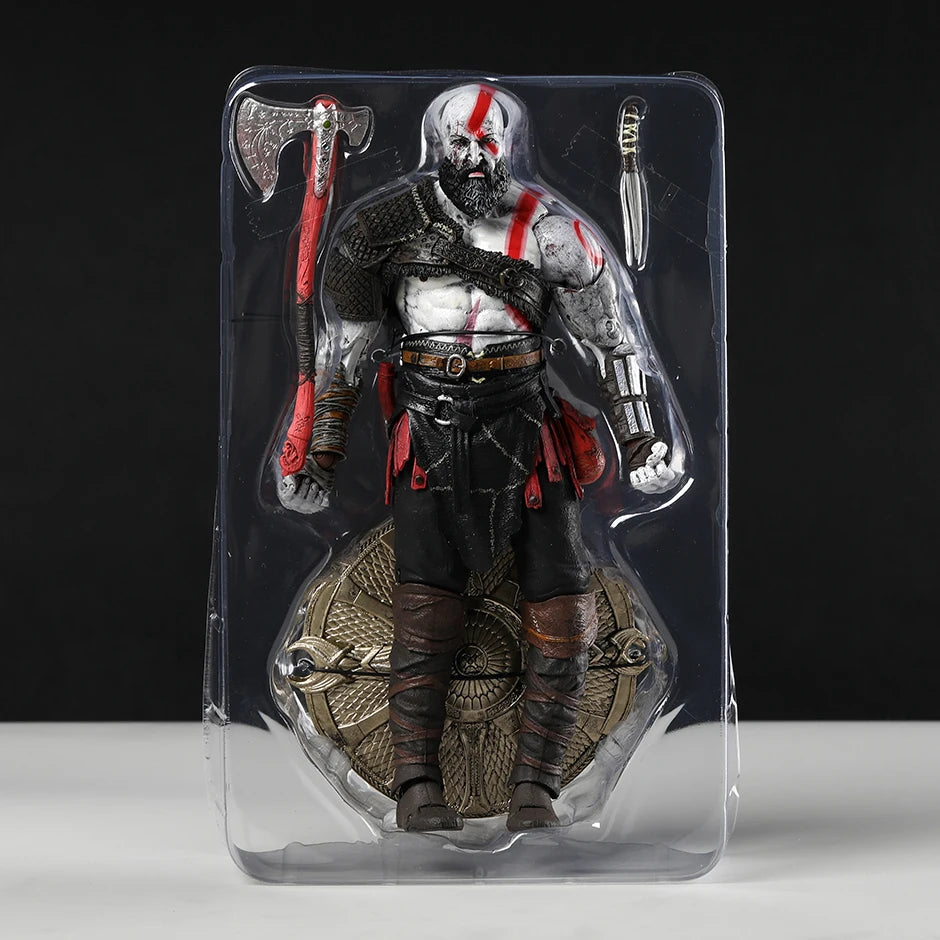 Action Figure Kratos God of War (2018) NECA - Boneco Colecionável Articulado