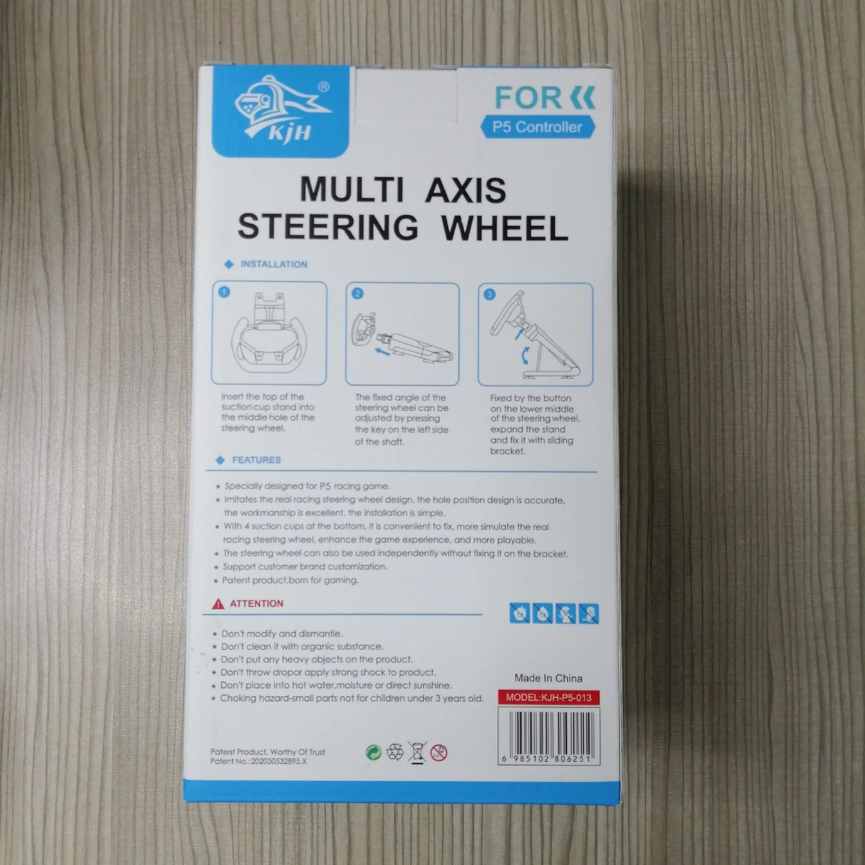 Volante de Corrida para Controle PS5 DualSense - Acessório Pro Gaming