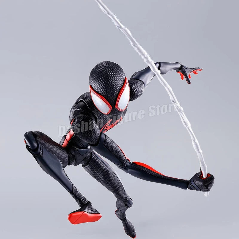 Action Figure Miles Morales SHF Homem-Aranha no Aranhaverso - Boneco Articulado