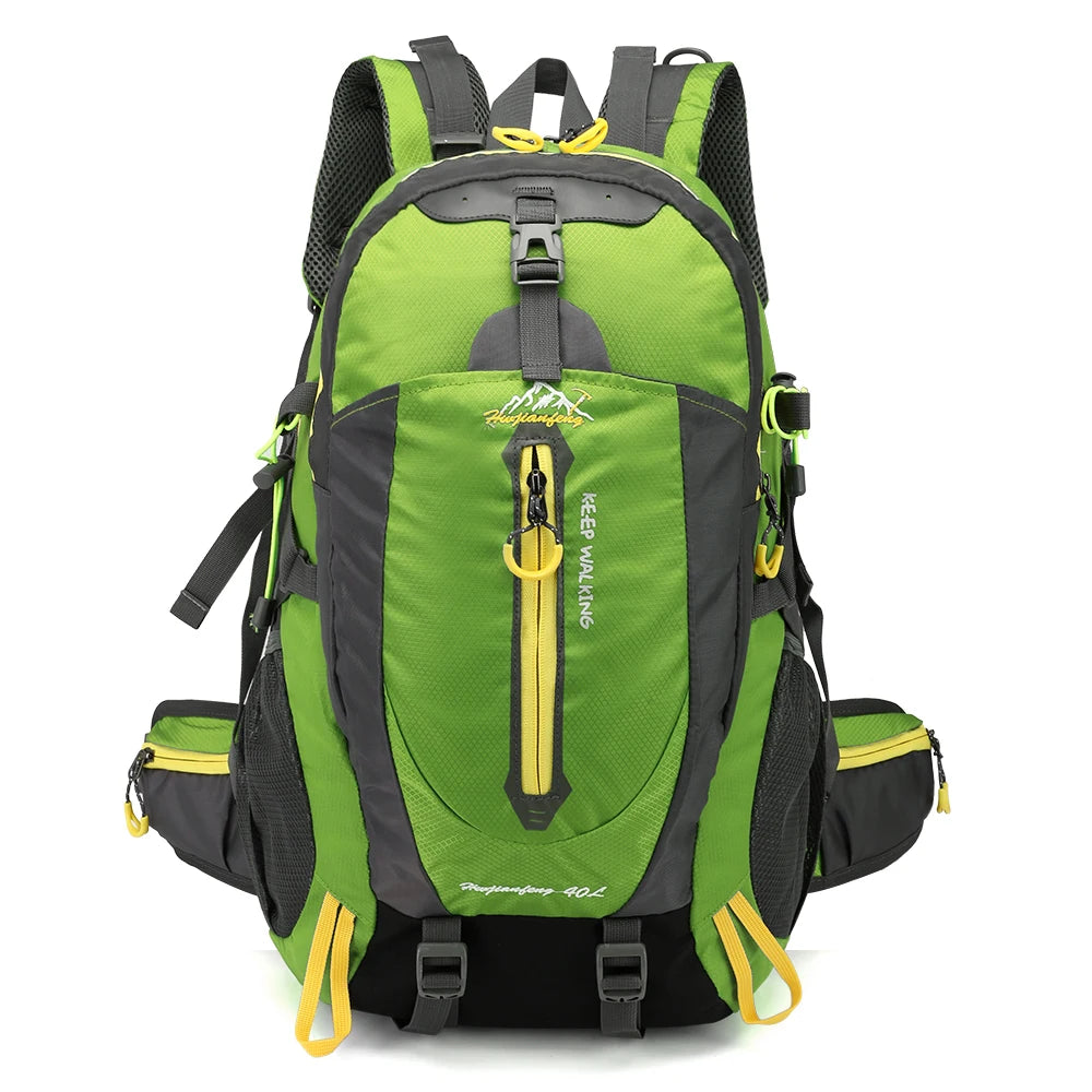 40l resistente à água mochila de viagem acampamento caminhadas portátil daypack trekking escalada sacos traseiros para homens mulheres caminhadas suprimentos