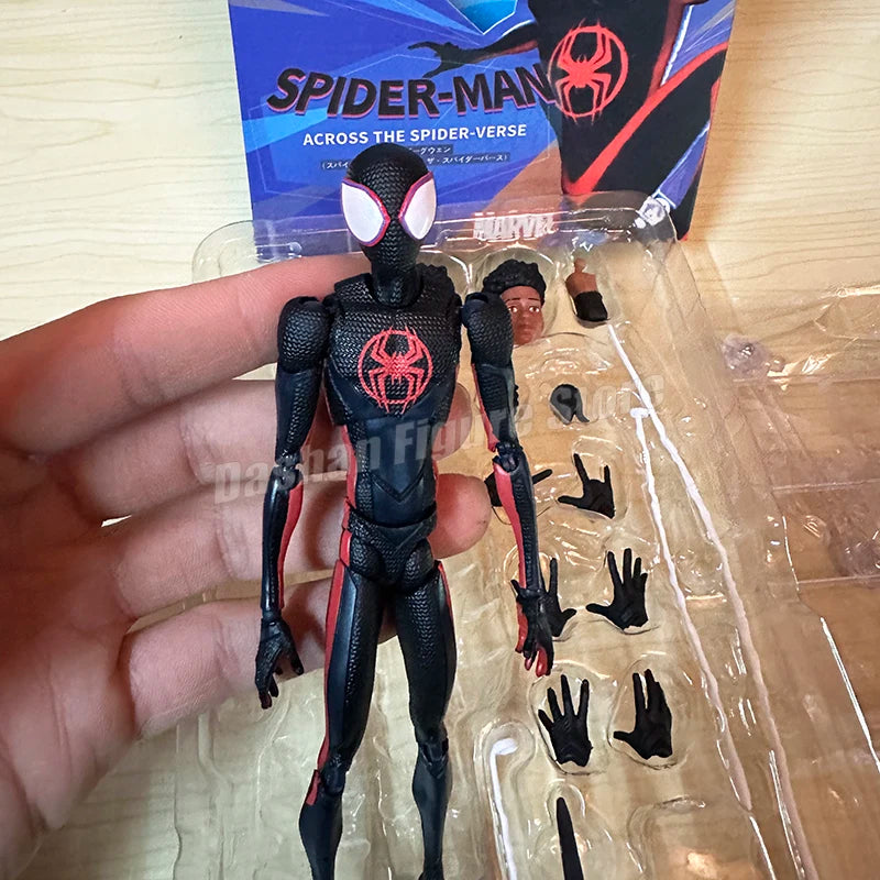 Action Figure Miles Morales SHF Homem-Aranha no Aranhaverso - Boneco Articulado