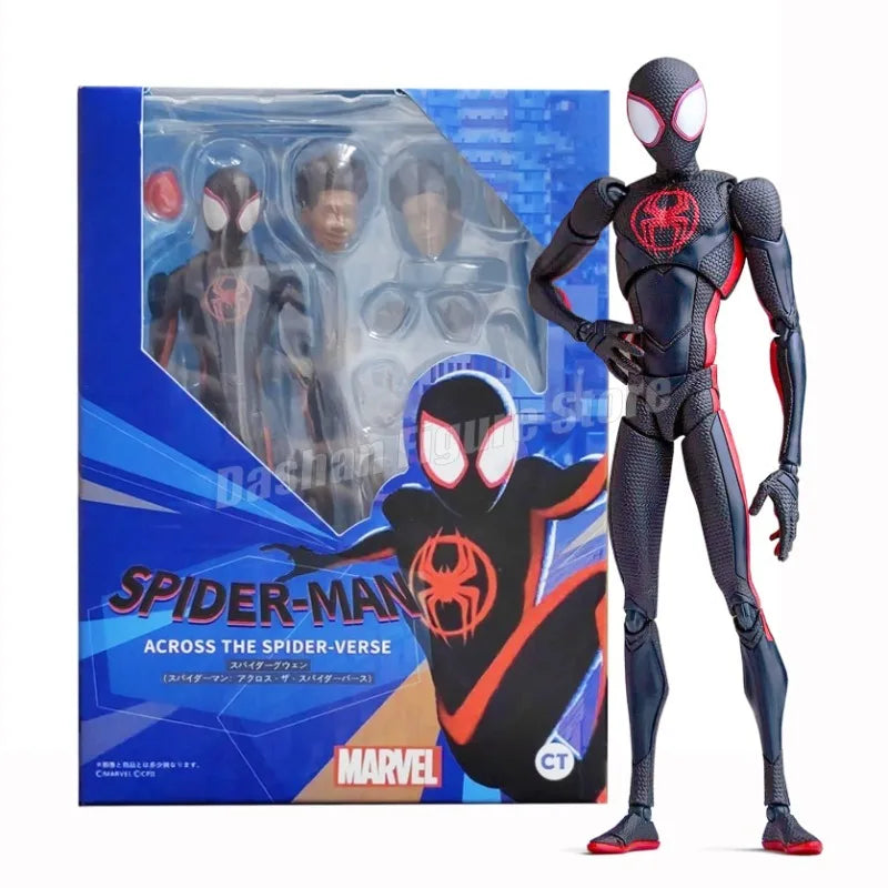 Action Figure Miles Morales SHF Homem-Aranha no Aranhaverso - Boneco Articulado