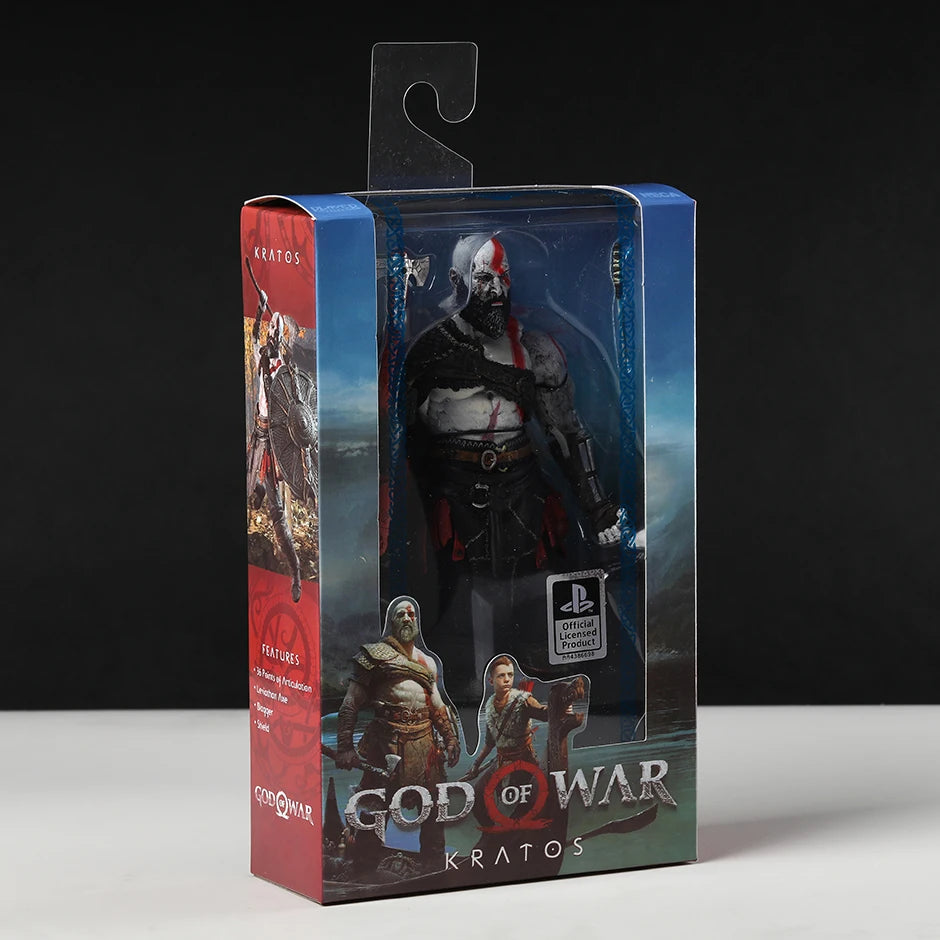 Action Figure Kratos God of War (2018) NECA - Boneco Colecionável Articulado