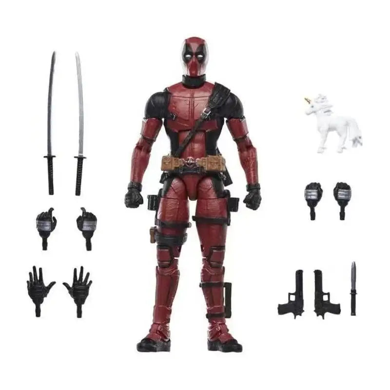 Action Figure Deadpool Marvel Legends Wade Wilson - Modelo Articulado Premium