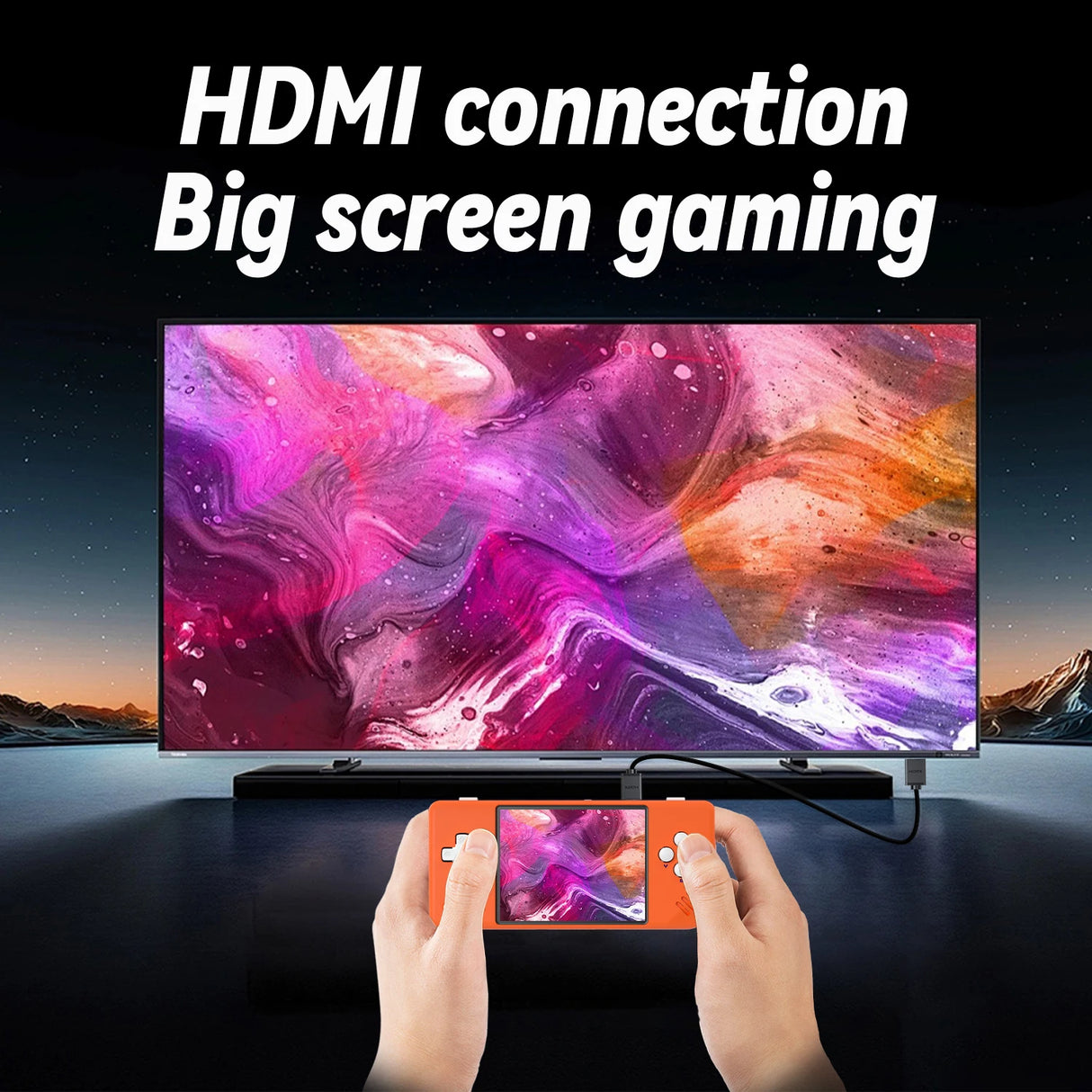 Console Portátil Anbernic RG28XX - Saída HDMI 5000+ Jogos Linux