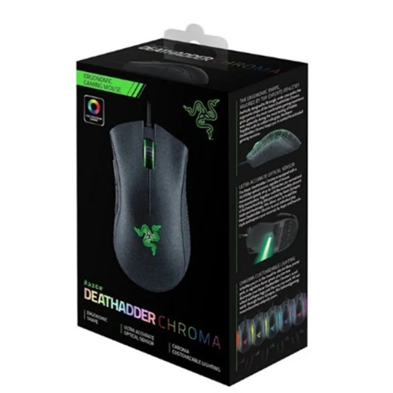 Mouse Gamer Razer Deathadder Essential 6400 DPI - Sensor Óptico