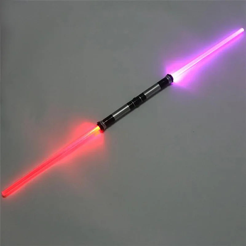 Kit 2 Sabres de Luz Star Wars com Som e Luz - Espada Cosplay Jedi e Sith