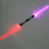 Kit 2 Sabres de Luz Star Wars com Som e Luz - Espada Cosplay Jedi e Sith
