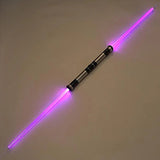 Kit 2 Sabres de Luz Star Wars com Som e Luz - Espada Cosplay Jedi e Sith