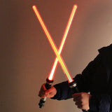 Kit 2 Sabres de Luz Star Wars com Som e Luz - Espada Cosplay Jedi e Sith