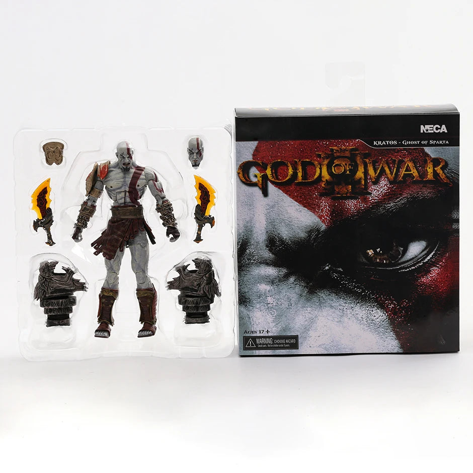 Action Figure God of War 3 Ultimate Kratos 7" NECA - Edição de Colecionador
