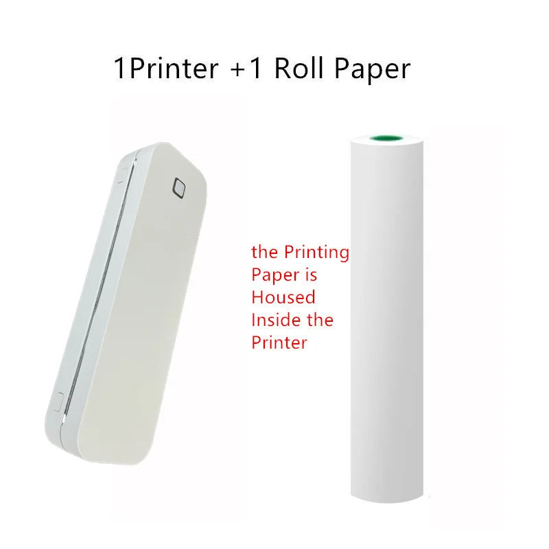 Impressora Térmica Portátil A4 Bluetooth Sem Tinta - Para Documentos e Office