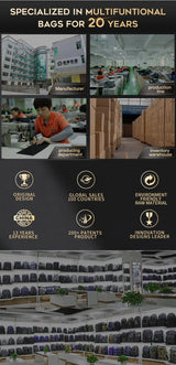 Mochila de Viagem Bange Unissex Impermeável - Mala Duffle Multifuncional