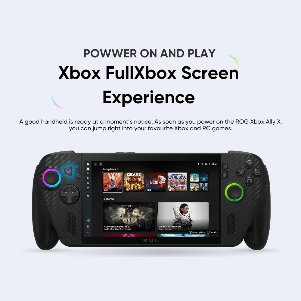 Console Portátil ROG Ally X 7" FHD 120Hz 500nits - Ryzen Z1 Extreme VRR