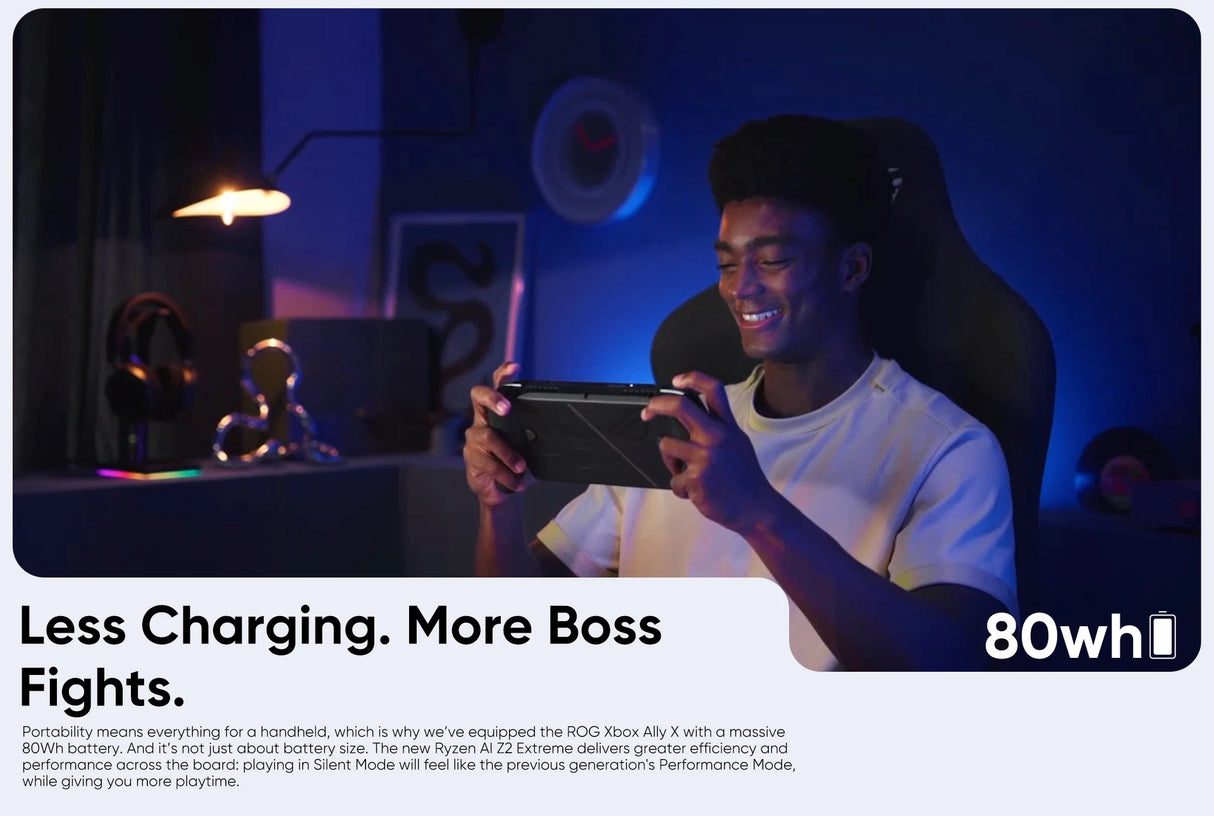 Console Portátil ROG Ally X 7" FHD 120Hz 500nits - Ryzen Z1 Extreme VRR