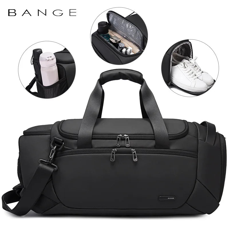 Mala de Mão Bange de Alta Qualidade - Bolsa de Viagem e Academia Unissex