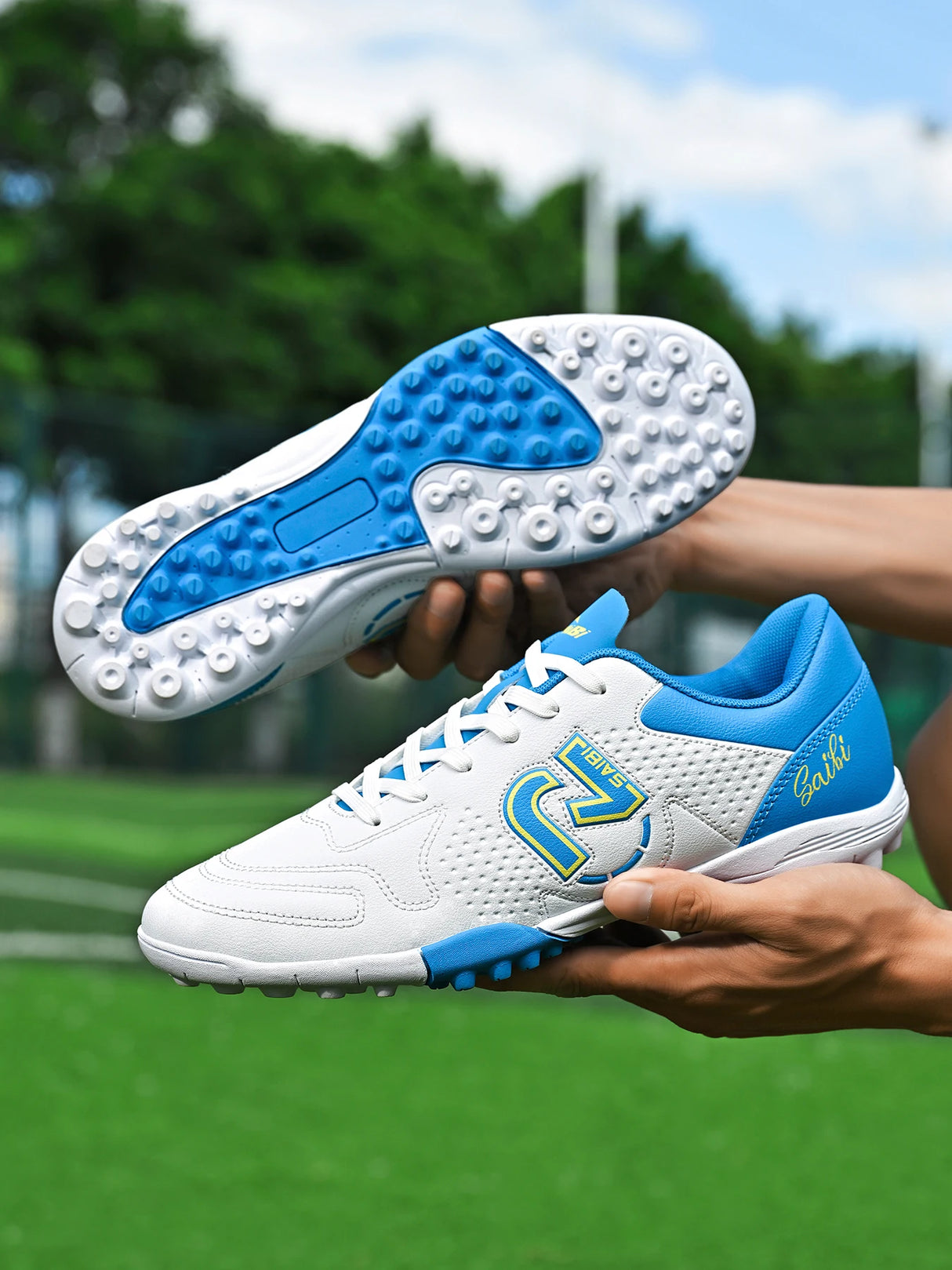 Chuteira de Futebol Premium MG/FG Unissex - Alta Aderência Multi-Gramado