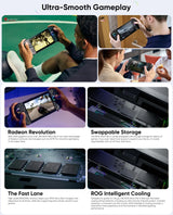 Console Portátil ROG Ally X 7" FHD 120Hz 500nits - Ryzen Z1 Extreme VRR