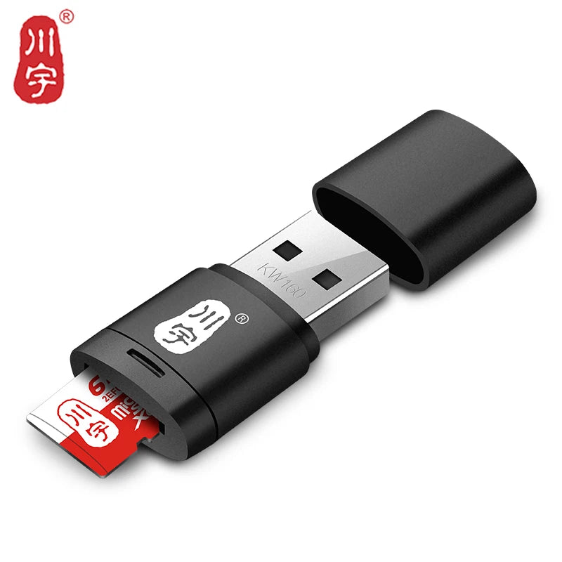 Leitor de Cartão Micro SD USB Kawau C286 - Adaptador até 128GB