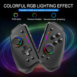 Controle Joy-Pad LinYuvo KS42 para Switch/OLED - Luz RGB e Turbo