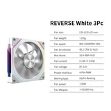 Cooler Fan Prism 5 Pro 120mm - ARGB 4 Pinos PWM Silencioso