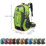 Mochila de Trekking e Camping 40L Resistente à Água - Daypack Ergonômica Unissex