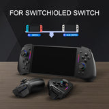 Controle Joy-Pad LinYuvo KS42 para Switch/OLED - Luz RGB e Turbo