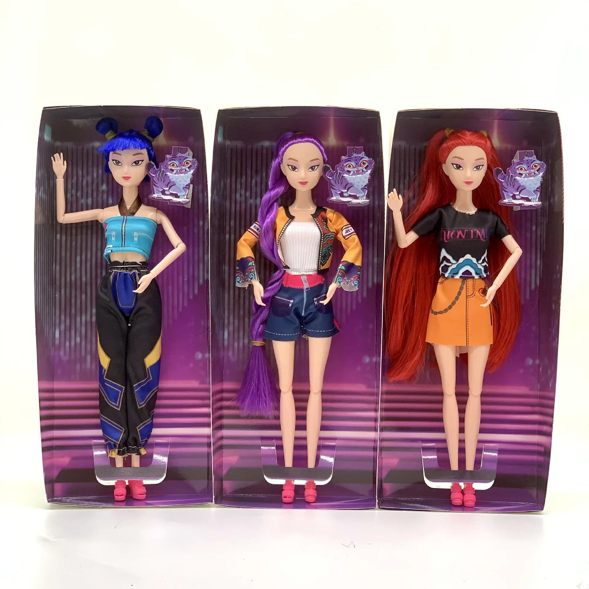 Kit Figuras de Ação K-Pop Demon Hunters Anime - Bonecas Colecionáveis