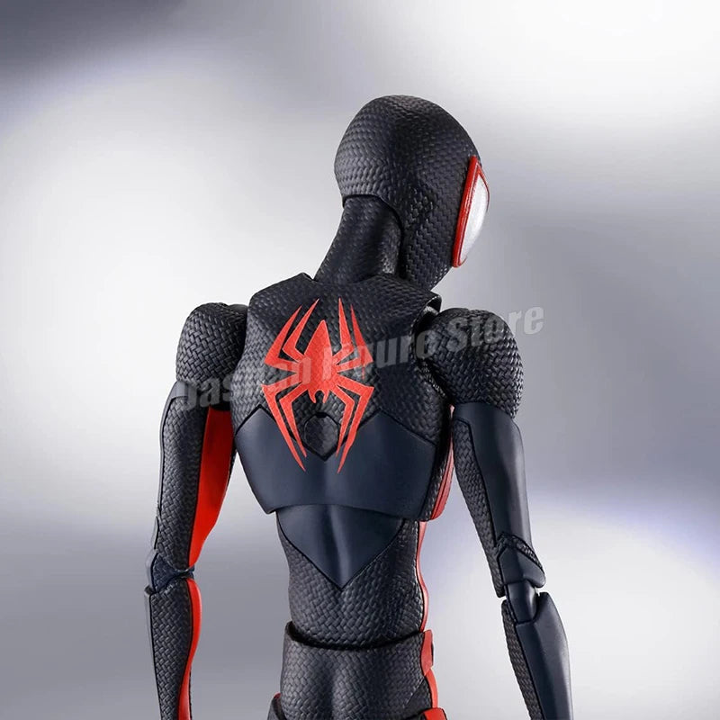 Action Figure Miles Morales SHF Homem-Aranha no Aranhaverso - Boneco Articulado