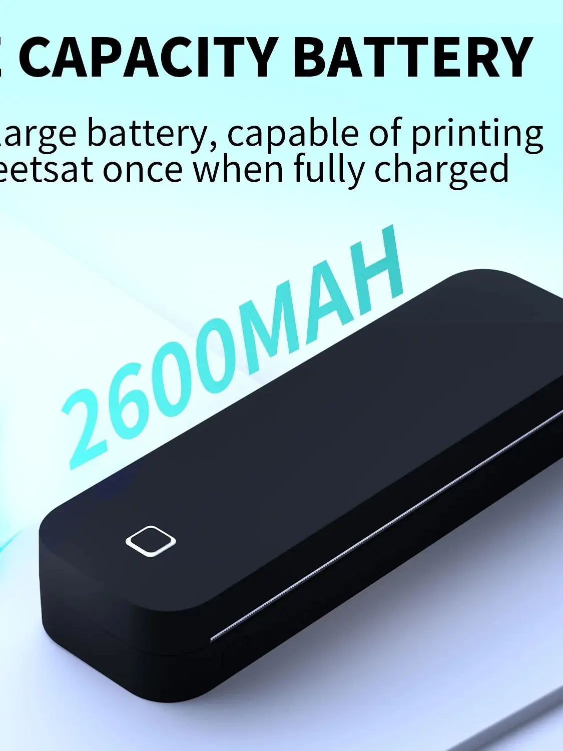 Impressora Térmica Portátil A4 Bluetooth Sem Tinta - Para Documentos e Office