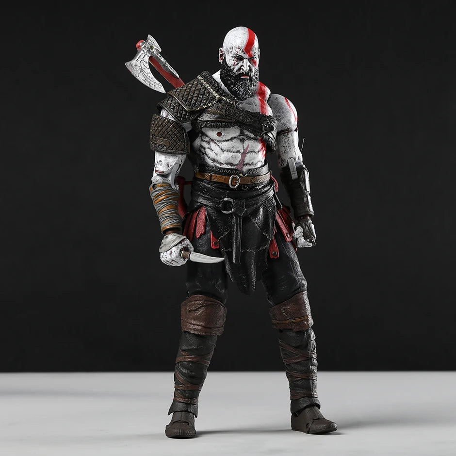 Action Figure Kratos God of War (2018) NECA - Boneco Colecionável Articulado