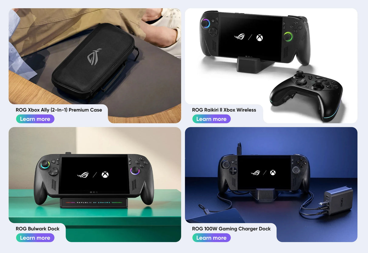 Console Portátil ROG Ally X 7" FHD 120Hz 500nits - Ryzen Z1 Extreme VRR